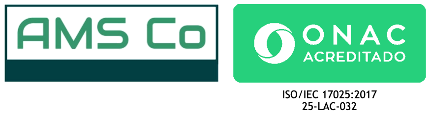 AMS Co — ONAC Acreditado, ISO/IEC 17025:2017, 25-LAC-032